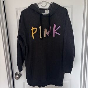 PINK Victoria's Secret Charcoal Hoodie